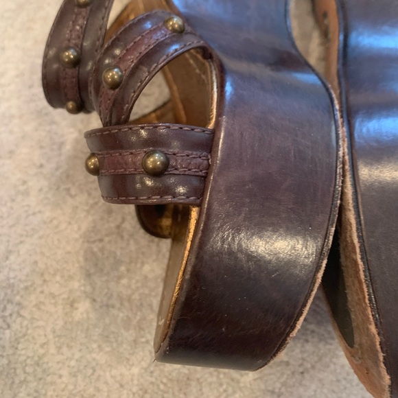 J VINCENT BEAD WEDGES HEELS SIZE 6 - Picture 9 of 10